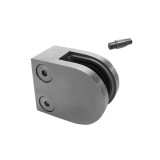 Clema prindere sticla E5400, din inox, AISI 304, suprafata dreapta, grosime sticla 6 - 10,76 mm, finisaj satinat