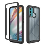 Husa pentru Motorola Moto G60 + Folie, Techsuit Defense360 Pro, Black