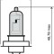 Lichidare: Bec far halogen alb 12V 15W P26s