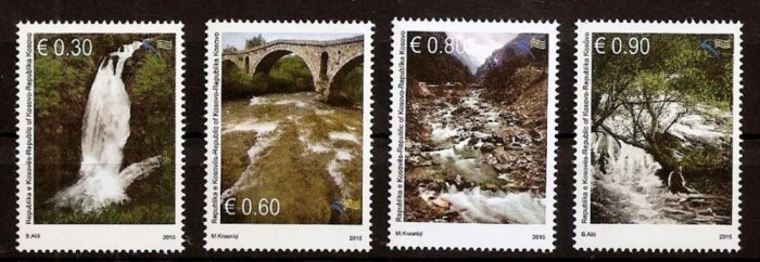 Kosovo 2015 - Cascade, r&acirc;uri, serie neuzata