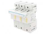 Separator cu fuzibil 22x58mm pentru șină DIN 125A 690V IP20