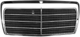Grila radiator Mercedes W124/Clasa E (Sedan/Coupe/Cabrio/Combi) 12.1984-06.1996, crom/negru, 1248800783, 501405-0