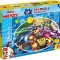 Puzzle de colorat - Mickey in cursa (24 piese)