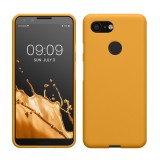Husa kwmobile pentru Google Pixel 3, Silicon, Portocaliu, 45967.191, Carcasa