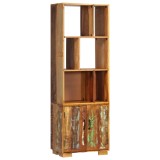 Biblioteca, 60 x 35 x 180 cm, lemn masiv reciclat