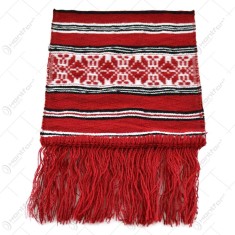 Fata de masa artizanat 40&times;17 CM Rosu/Alb/Negru