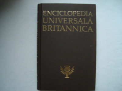 Enciclopedia Universala Britannica (vol. 1, A) foto