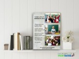 Tablou Canvas Personalizat Diriginte, Cadou Profesoara, Clasa, Text Personalizat