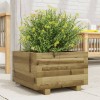 VidaXL Jardinieră de grădină, 40x40x26,5 cm, lemn de pin impregnat 847292