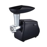 Masina de tocat carne, cu motor din cupru, cutite din otel inoxidabil, putere 1300W, accesorii umplut carnati, functie revers, negru