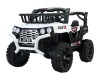 Masinuta electrica pentru copii intre 2 si 4 ani, 4x4, Kinderauto CAPE-X, 100W, 12V, scaun tapitat, alb