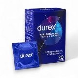 Cumpara ieftin Prezervative clasice Durex Originals Extra Safe, lubrifiate si rezistente, 56 mm, 1 cutie x 20 buc