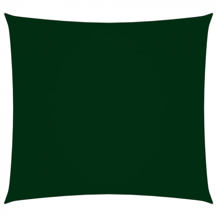 vidaXL Parasolar, verde &icirc;nchis, 2x2 m, țesătură oxford, pătrat