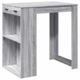 Cumpara ieftin Masa de bar, Sonoma gri, 102x70x103,5 cm, lemn prelucrat