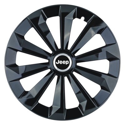 Set 4 Capace Roti 14 inchi (R14) Fame Negru, Compatibile Cu Jeep foto