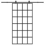 Cumpara ieftin Usa glisanta cu set feronerie 102x205 cm ESG sticla si aluminiu