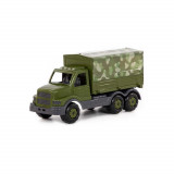 Cumpara ieftin Camion militar cu prelata - Gigant, 44x16x22 cm, Wader, Polesie