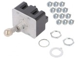 Comutator basculant 4PDT ON-ON 6A/230VAC 20A/28VDC