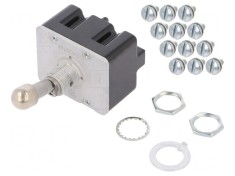 Comutator basculant 4PDT ON-ON 6A/230VAC 20A/28VDC