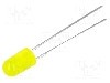 Dioda LED 5mm, galbena, convex, 1.8...2.6V, OPTOSUPPLY - OSNY5134B