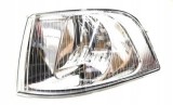 Lampa semnalizare fata Volvo S40 / V40 07.2000-22.2003 TYC partea stanga 904119-E, alba, cu interior cromat, fara suport becuri