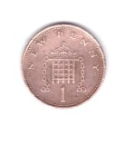 Moneda Marea Britanie 1 penny 1971, stare buna, curata