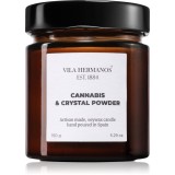 Vila Hermanos Apothecary Cannabis &amp; Crystal Powder lum&acirc;nare parfumată 150 g