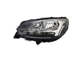 Far Peugeot 208, 06.2019-, partea stanga, TYC, cu daytime running light; H18+H9+P21/5W; electrical; cu motor; halogen,