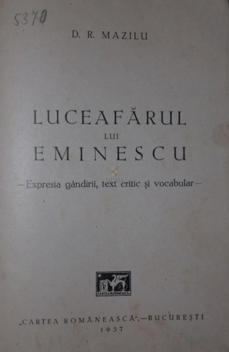 LUCEAFARUL LUI EMINESCU