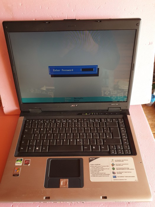 laptop ACER Aspire 3100 - incomplet -