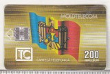 bnk card Cartela telefonica de colectie - Moldova Moldetelcom 200 imp 05/97