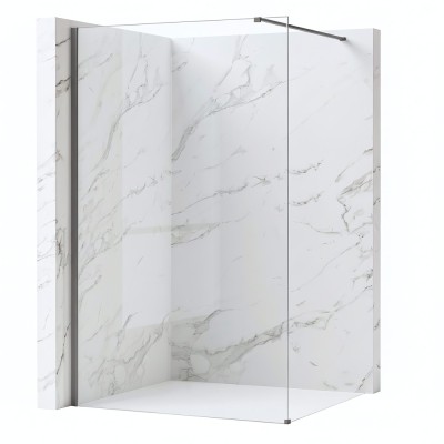 Paravan de dus Rea Flexi Transparent / Titan 70 foto