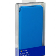 Husa Flip Nokia Lumia 640 Albastru