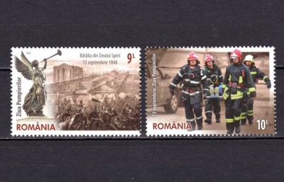 ✅RO 2023 ,LP 2435 ,&amp;quot;Ziua pompierilor &amp;quot; , serie , MNH foto