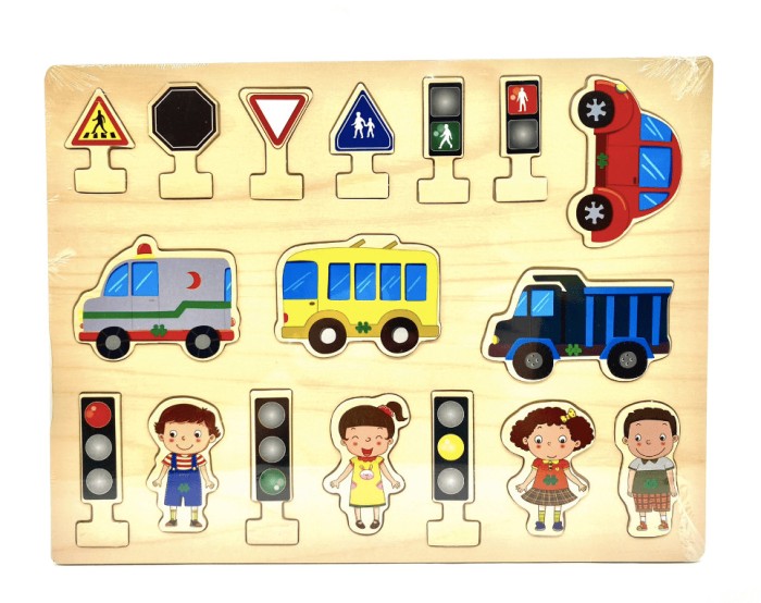 Puzzle Educatia Rutiera, 7Toys