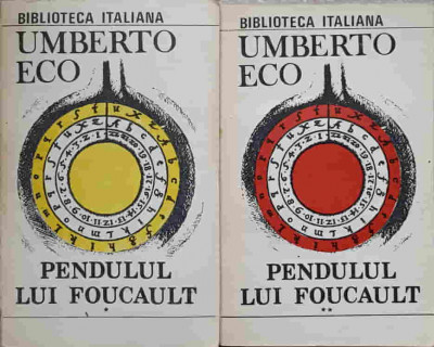 PENDULUL LUI FOUCAULT VOL.1-2-UMBERTO ECO foto