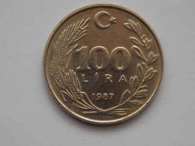 100 LIRA 1987 TURCIA foto