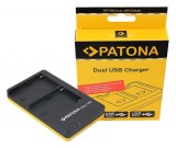 Patona Dual incarcator pentru Sony NP-FM500H FM500H incl. USB-C cable