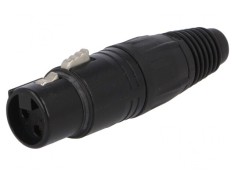Mufă XLR Mamă 3 PIN pentru Cablu 3,5-8mm