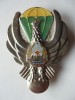 ROMANIA - INSIGNA MILITARA AVIATIE - PARASUTIST, FARA CLASA, MODEL 1977, RSR, IM1.230