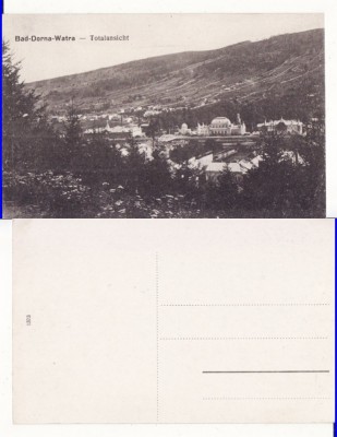 (Bucovina, Suceava)- Vatra Dornei-Vedere generala-rara foto