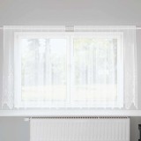 Perdele cu perdele Alb 200 x 140 cm Poliester