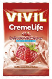 Bomboane cremoase Vivil Creme Life Capsuni fara zahar - 110 g