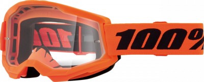 Ochelari cross/atv 100% Strata 2 Junior Orange, lentila transparenta, culoare ra... Cod Produs: MX_NEW 26013504PE foto