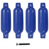 Baloane de acostare, 4 buc., albastru, 41 x 11,5 cm, PVC GartenMobel Dekor, vidaXL