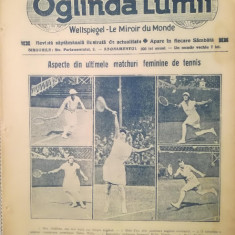 1926 Oglinda lumii, tenis feminin interbelic, regalitate, comemorare Eminescu