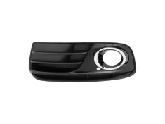 Grila bara Audi Q5 (8r) 06.2012-09.2016, Fata partea Stanga, Cu inel cromat, negru lucios, cu gaura pentru proiector, 8R0807681MBMT