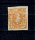 1865 - Alexandru Ioan Cuza, efigia in oval, 2 parale neștampilat