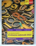 MATEMATICA , CLASA A VIII -A , de FLORIN ANTOHE ...GHEORGHE IACOVITA , TESTE DE PARCURS PENTRU EVALUAREA NATIONALA 2023 , APARUTA 2022 , PREZINTA