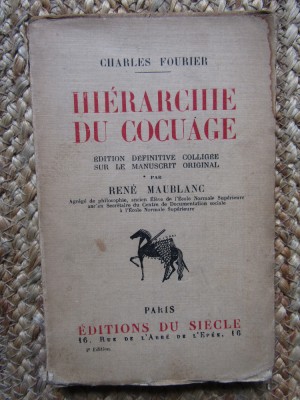 Hi&amp;eacute;rarchie du cocuage - Charles FOURIER foto